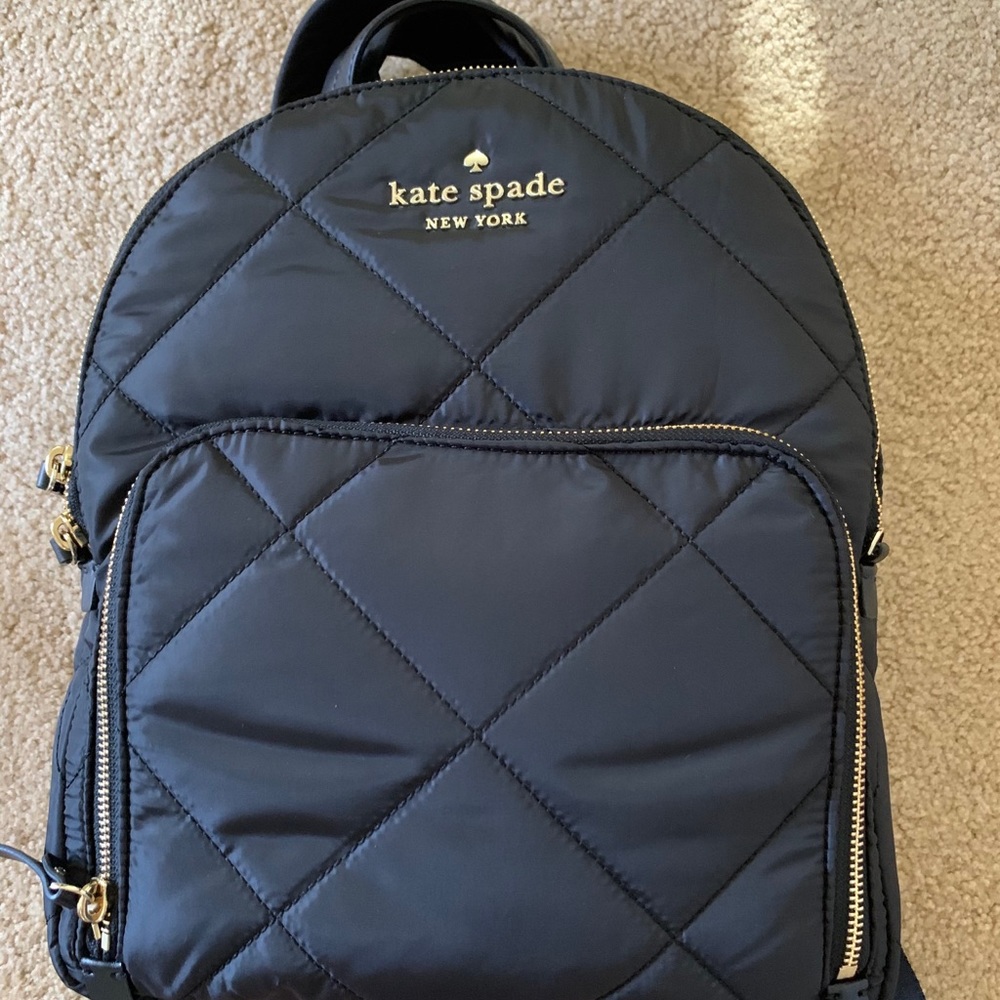 Brand New Kate Spade. Nylon Quilted backpack